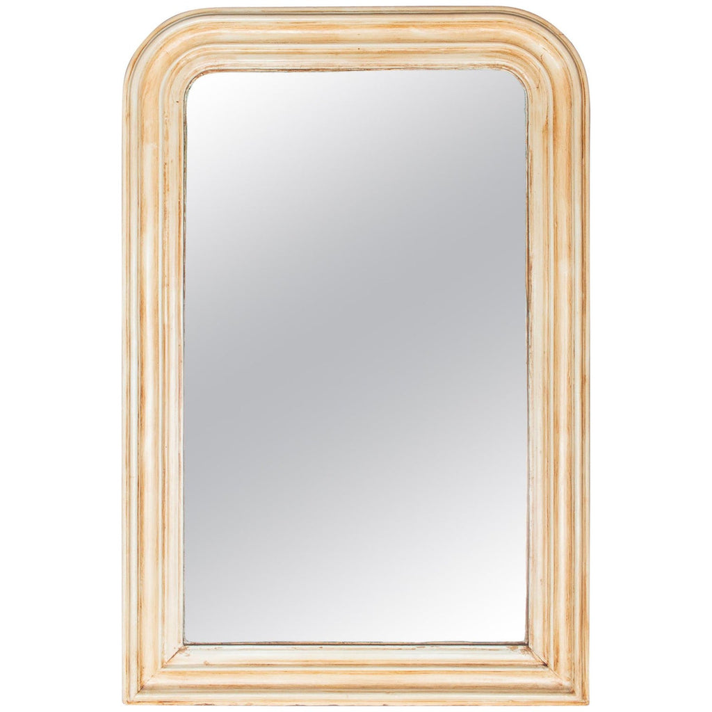 A Painted Antique Louis Philippe Mirror in Antique French Mirrors