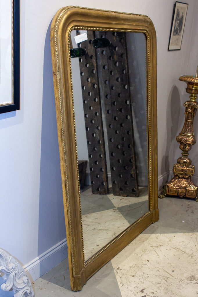 LARGE ANTIQUE GILT LOUIS PHILIPPE MIRROR C1860  Mirror, Large antique  mirror, Mirror over couch