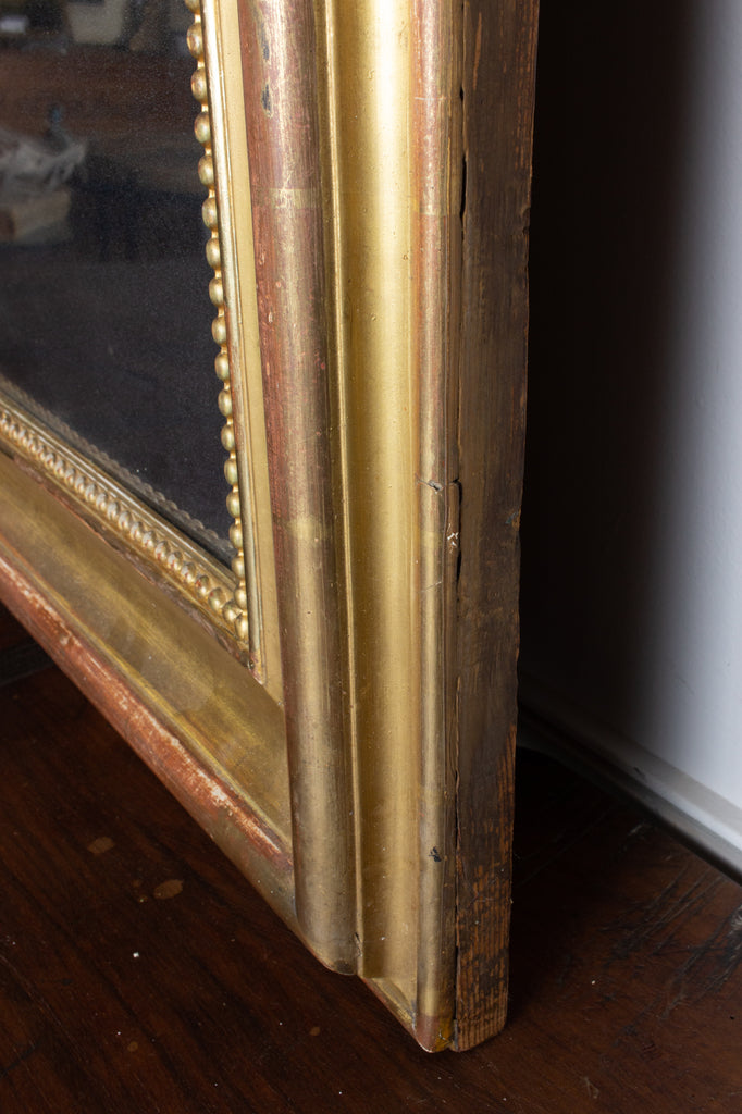 Large Antique French Gilt Louis Philippe Mirror, circa 1830 – Laurier Blanc